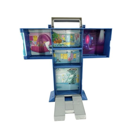 Mattel Teen Titans Go Tower Mini Figure Display Case Blue - Picture 3 of 7